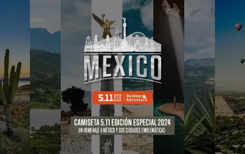 Camiseta 5.11 edición especial 2024: Un homenaje a México y sus ciudades emblemáticas