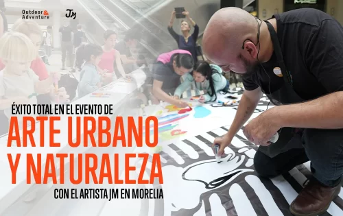 Éxito total en el evento de Arte Urbano y Naturaleza con el artista JM en Morelia