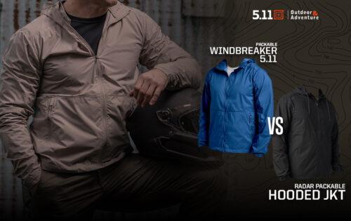 RADAR PACKABLE HOODED JKT vs PACKABLE WINDBREAKER de 5.11